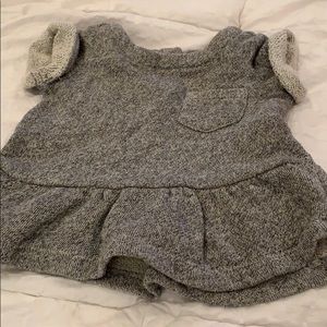 Baby Gap grey sweatshirt dress